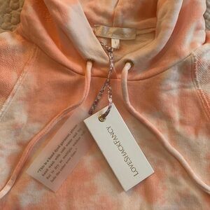 LOVESHACKFANCY anarosa sunset hoodie tie dye brand new with tags NEVER WORN